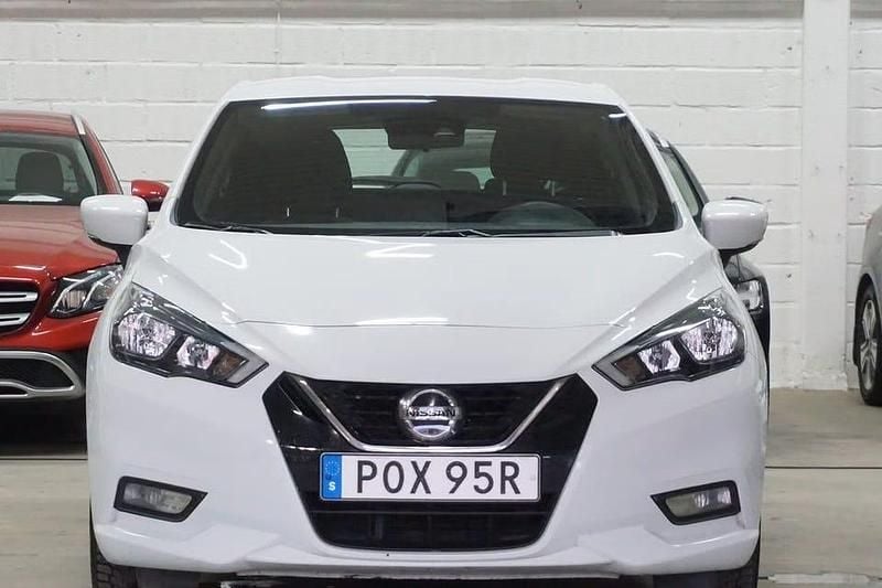 Vit Begagnad 2022 Nissan Micra | 122 000 kr (Marknadspris) - Bild 1/4