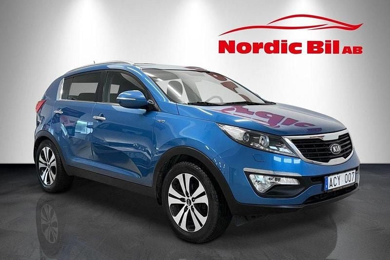 Blå Begagnad 2013 Kia Sportage EX SUV | 89 900 kr (Marknadspris) - Bild 1/4