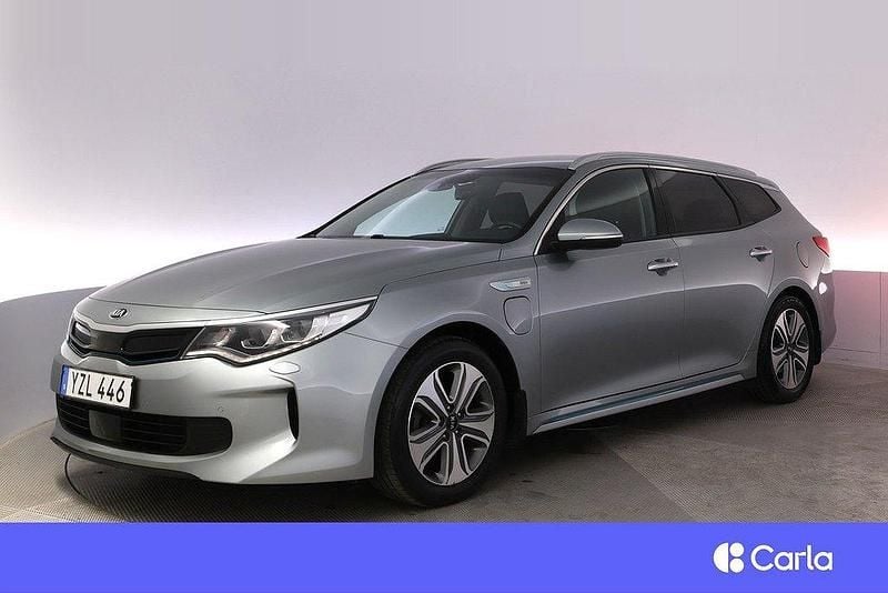 Grå Begagnad 2017 Kia Optima Hybrid Advance Sedan | 184 900 kr (Marknadspris) - Bild 1/2