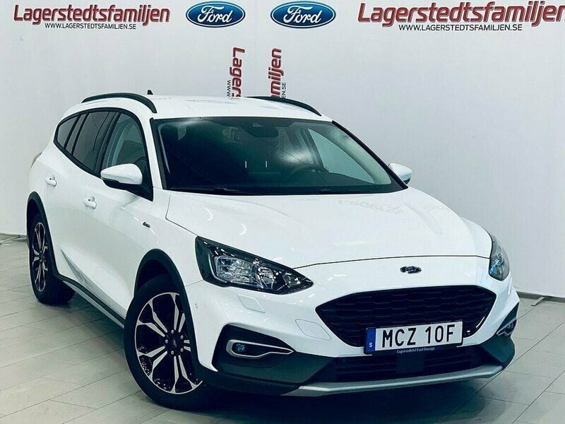 Vit Begagnad 2020 Ford Focus Active Kombi | 266 800 kr (Dyr) - Bild 1/4