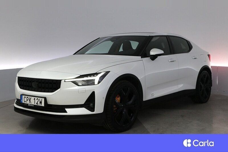 Vit Begagnad 2020 Polestar 2 Performance Sedan | 384 900 kr (Lite dyr) - Bild 1/4
