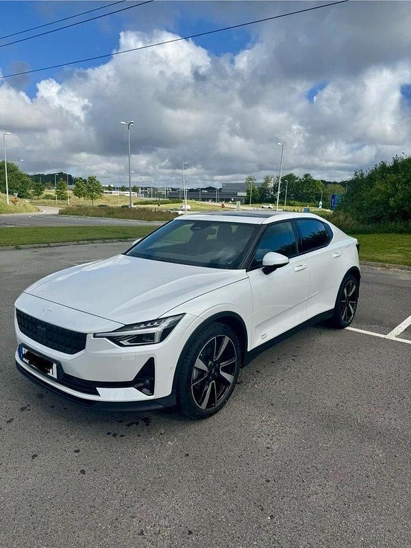Vit Begagnad 2021 Polestar 2 Long Range Dual motor Sedan | 339 000 kr (Marknadspris) - Bild 1/4
