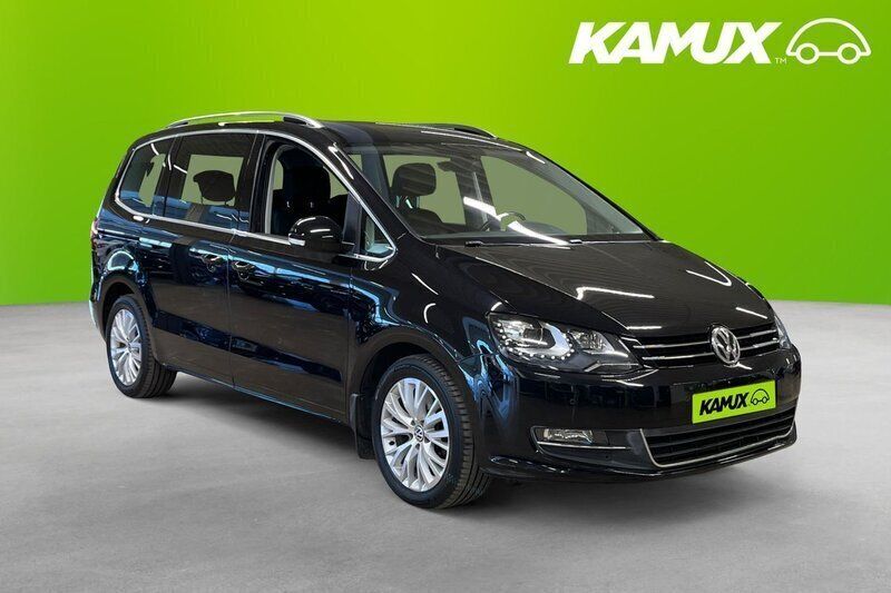 Svart Begagnad 2018 VW Sharan GT Minibuss | 269 800 kr (Bra pris) - Bild 1/3