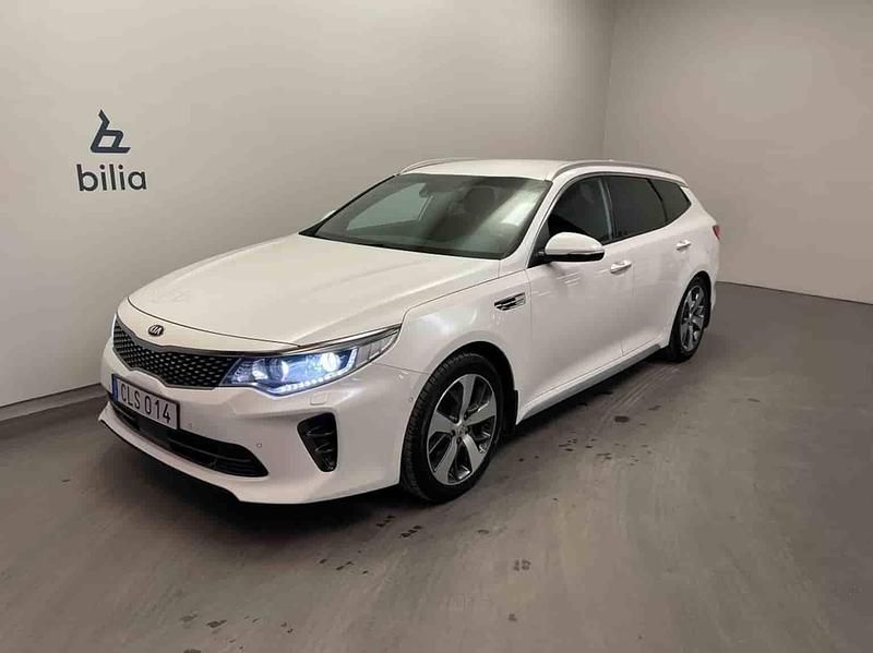 Vit Begagnad 2018 Kia Optima Sport Kombi | 199 500 kr (Marknadspris) - Bild 1/1