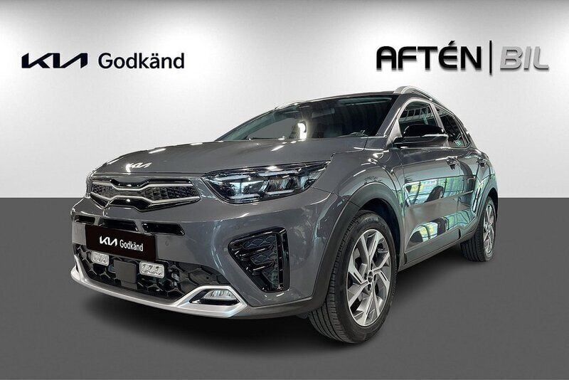 Grå (platinum graphite metallic) Begagnad 2023 Kia Stonic GT-Line SUV | 239 800 kr (Marknadspris) - Bild 1/3