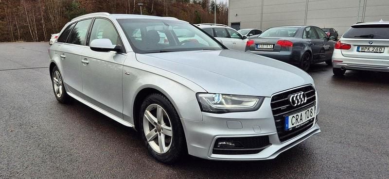 Silver Begagnad 2014 Audi A4 S-Line Kombi | 104 900 kr (Superpris) - Bild 1/4