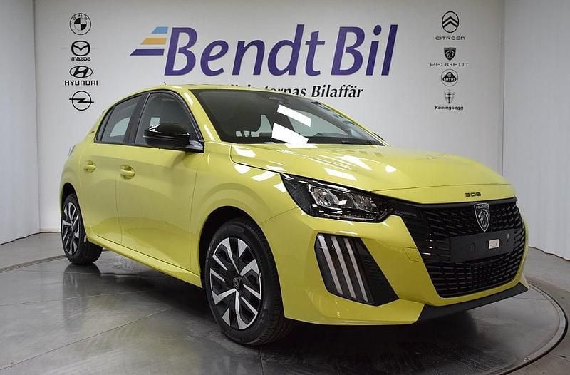 Ny Peugeot 208 Style 101 HK (74 kW) 2025 Gul Halvkombi