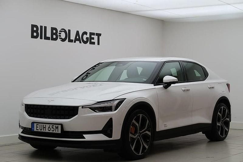 Begagnad Polestar 2 Performance 350 kW (476 HK) 2021 Vit Halvkombi