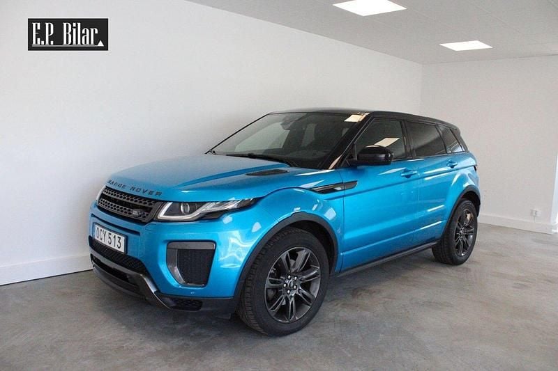 Blå Begagnad 2018 Land Rover Range Rover evoque Dynamic SUV | 329 900 kr - Bild 1/4