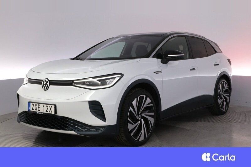 Vit Begagnad 2021 VW ID.4 SUV | 349 900 kr (Marknadspris) - Bild 1/3