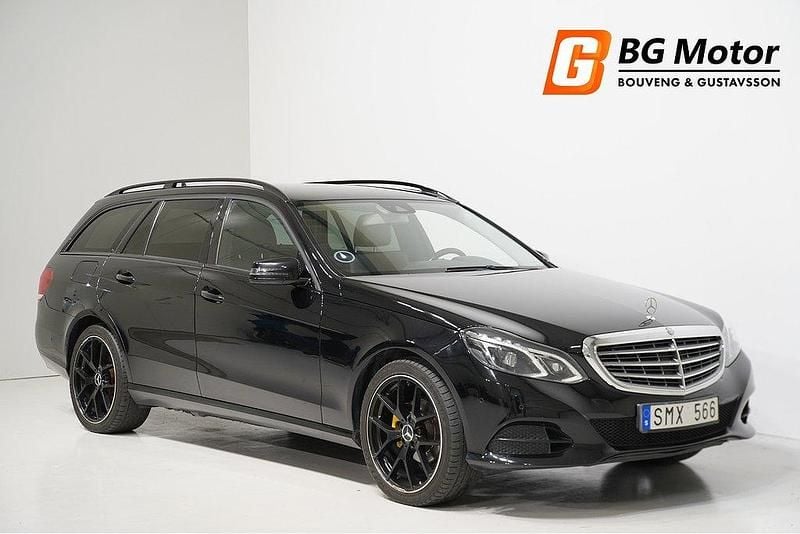 Svart Begagnad 2013 Mercedes E220 AMG Kombi | 159 800 kr (Lite dyr) - Bild 1/4