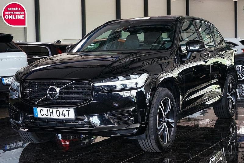 Svart Begagnad 2021 Volvo XC60 R-Design SUV | 389 500 kr (Bra pris) - Bild 1/4