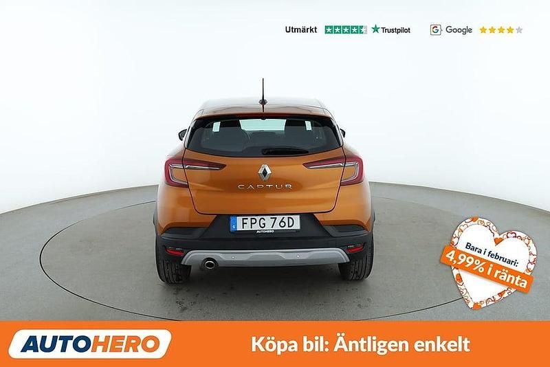 Begagnad Renault Captur Experience 141 HK (103 kW) 2021 Orange SUV