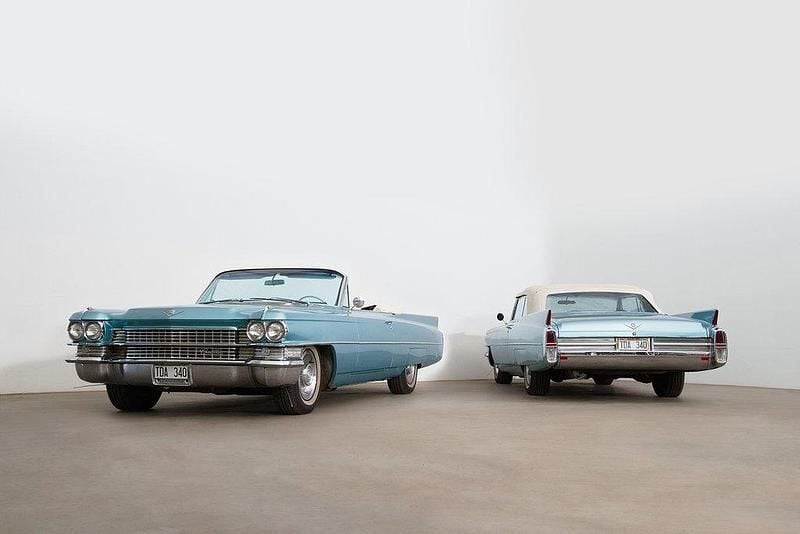 Ljusblå Begagnad 1963 Cadillac Serie 62 Cab | 399 000 kr - Bild 1/4