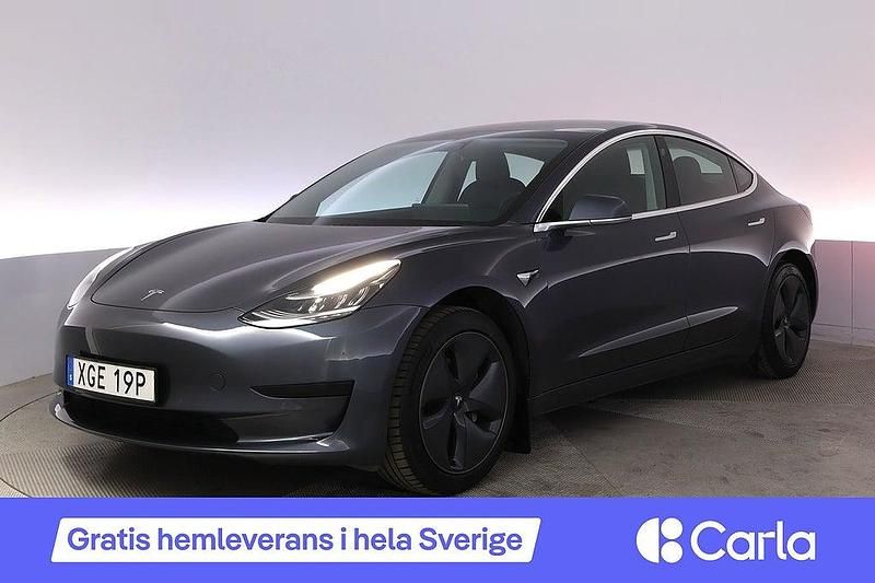 Begagnad Tesla Model 3 Standard Range Plus 339 kW (462 HK) 2019 Grå Sedan