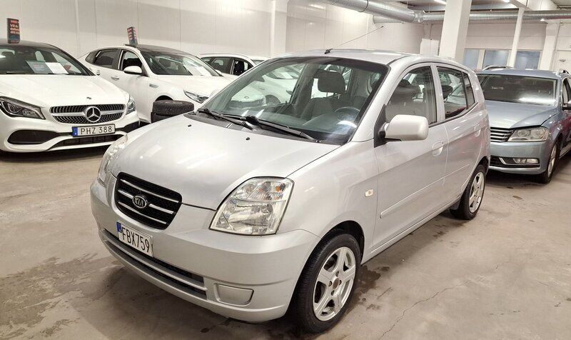 Silver Begagnad 2007 Kia Picanto Halvkombi | 59 999 kr (Marknadspris) - Bild 1/4