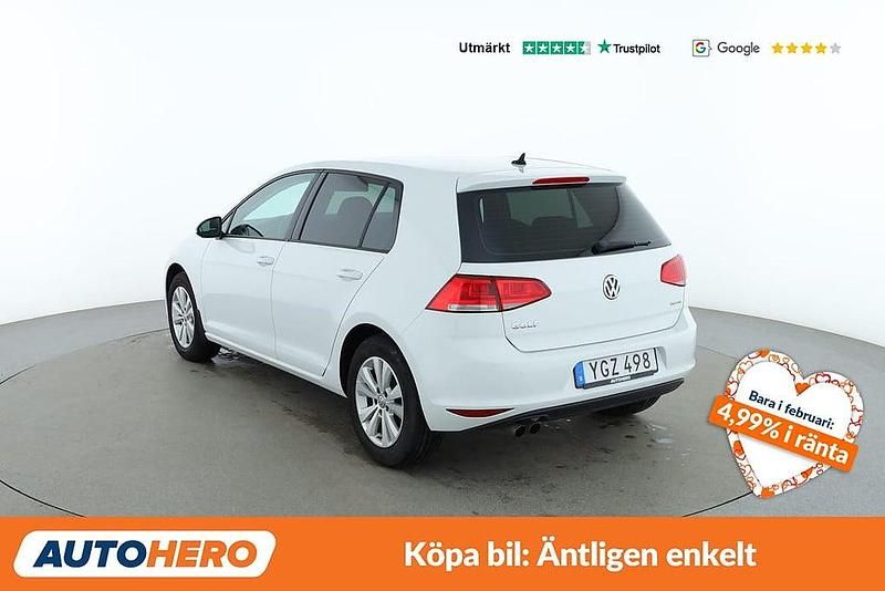 Begagnad VW Golf VII 126 HK (92 kW) 2016 Vit Halvkombi