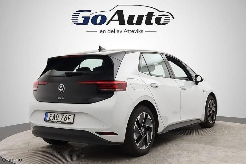 Begagnad VW ID.3 Pro Performance 152 kW (207 HK) 2022 Vit Halvkombi