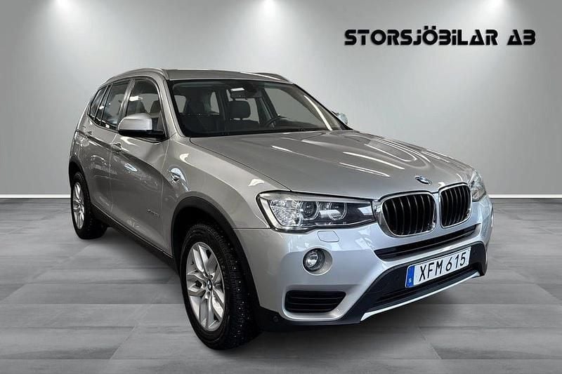 Begagnad BMW X3 190 HK (139 kW) 2017 Silver SUV