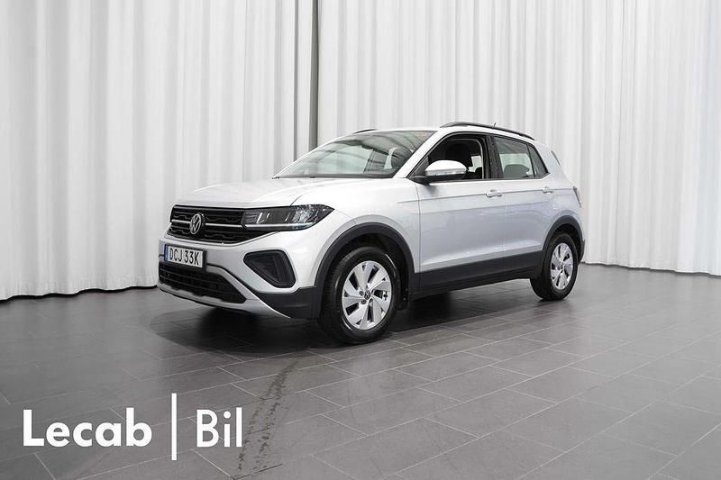 Silver (reflex silver metallic) Begagnad 2024 VW T-Cross Life SUV | 209 500 kr (Marknadspris) - Bild 1/4
