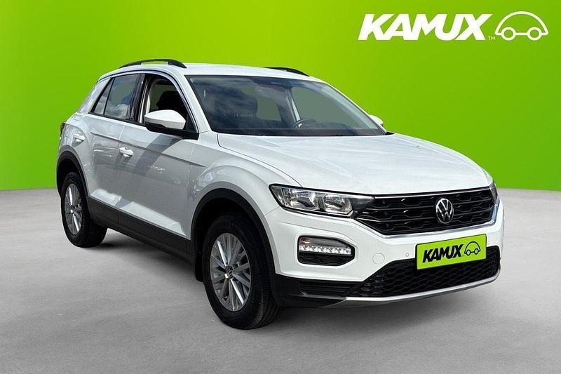 Vit Begagnad 2021 VW T-Roc SUV | 277 900 kr (Marknadspris) - Bild 1/4
