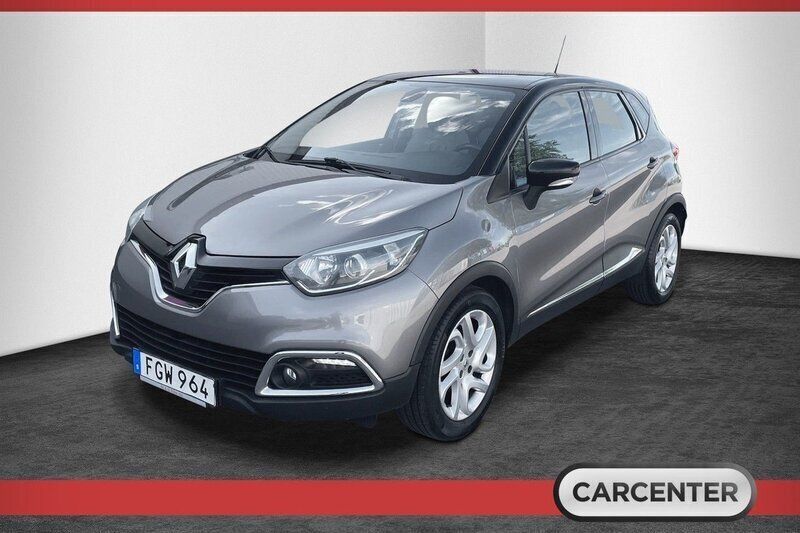 Grå Begagnad 2015 Renault Captur SUV | 74 500 kr (Marknadspris) - Bild 1/4