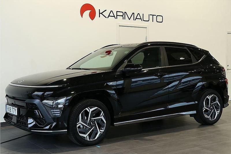 Svart Begagnad 2023 Hyundai Kona N Line SUV | 358 800 kr - Bild 1/4