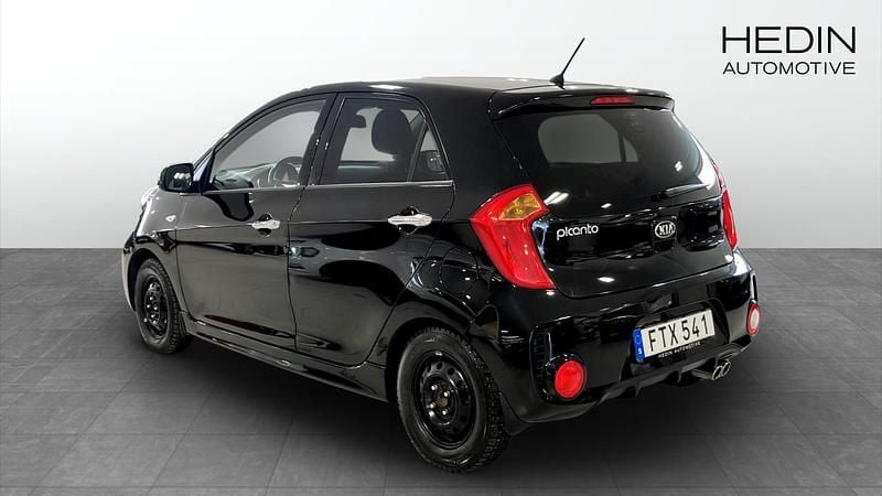 Begagnad Kia Picanto 84 HK (61 kW) 2015 Svart Halvkombi