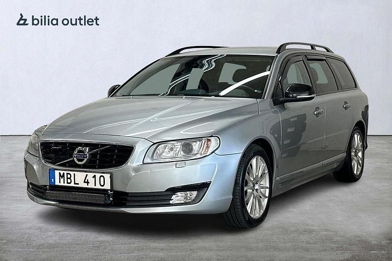Silver Begagnad 2015 Volvo V70 Standard Kombi | 107 900 kr (Marknadspris) - Bild 1/4