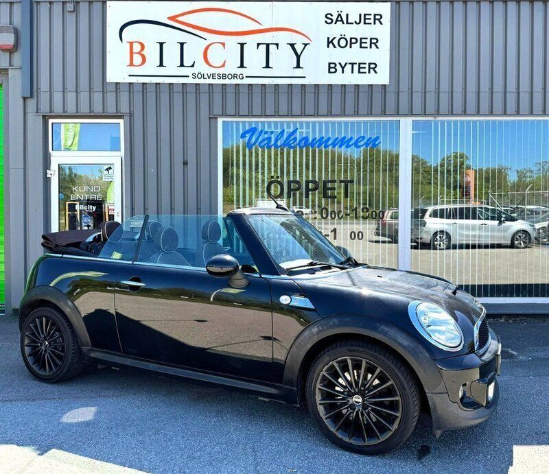 Svart Begagnad 2010 Mini Cooper S Cabriolet Chili Cab | 135 000 kr (Dyr) - Bild 1/4