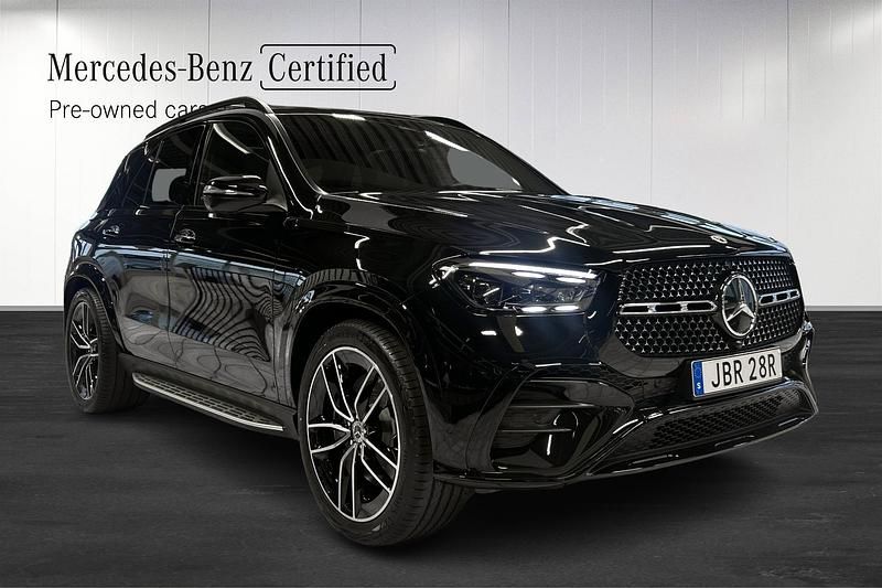 Svart Begagnad 2025 Mercedes GLE350 AMG line SUV | 1 059 900 kr - Bild 1/4