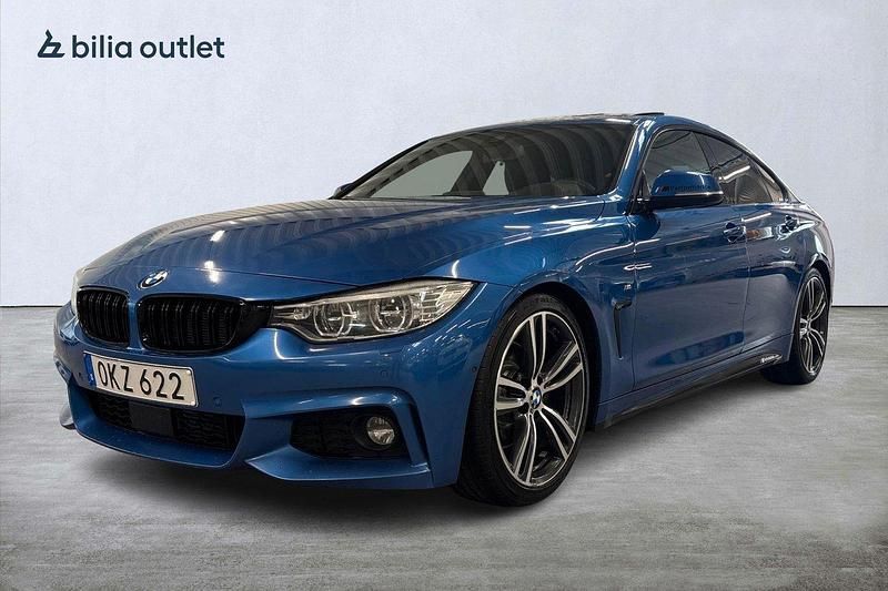 Blå Begagnad 2016 BMW 430 Gran Coupé M Sport Sportkupé | 269 900 kr (Marknadspris) - Bild 1/3