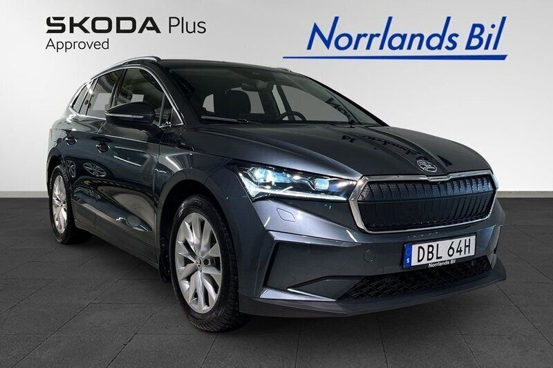 Grå (1) Begagnad 2022 Skoda Enyaq iV SUV | 409 000 kr (Bra pris) - Bild 1/4