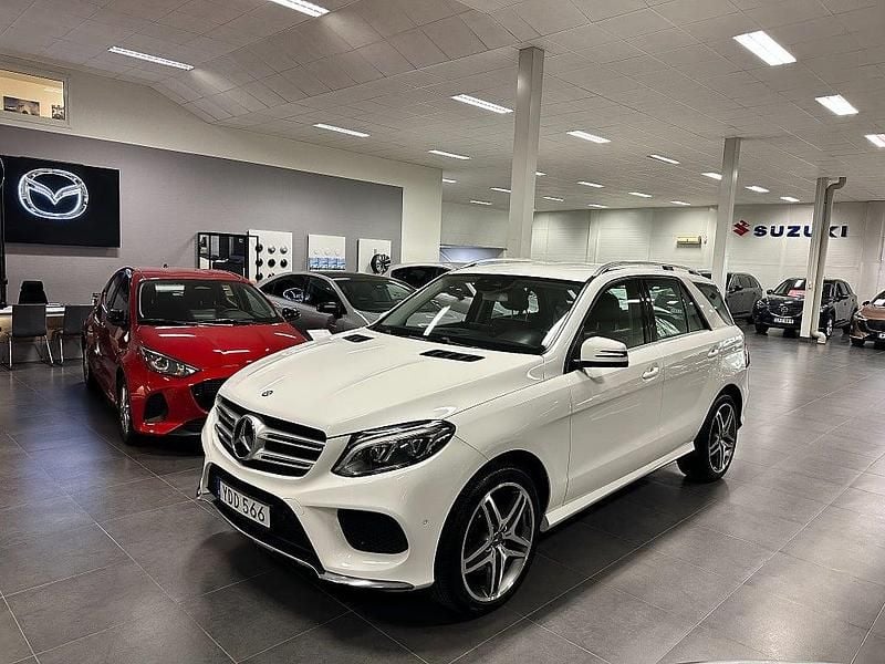 Vit Begagnad 2016 Mercedes GLE350 AMG line SUV | 279 900 kr (Marknadspris) - Bild 1/4