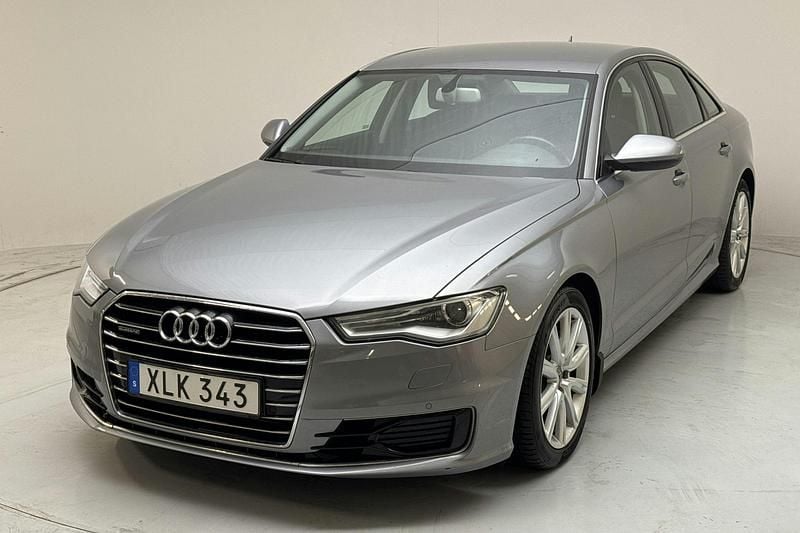 Grå Begagnad 2015 Audi A6 Sedan | 148 000 kr (Superpris) - Bild 1/4