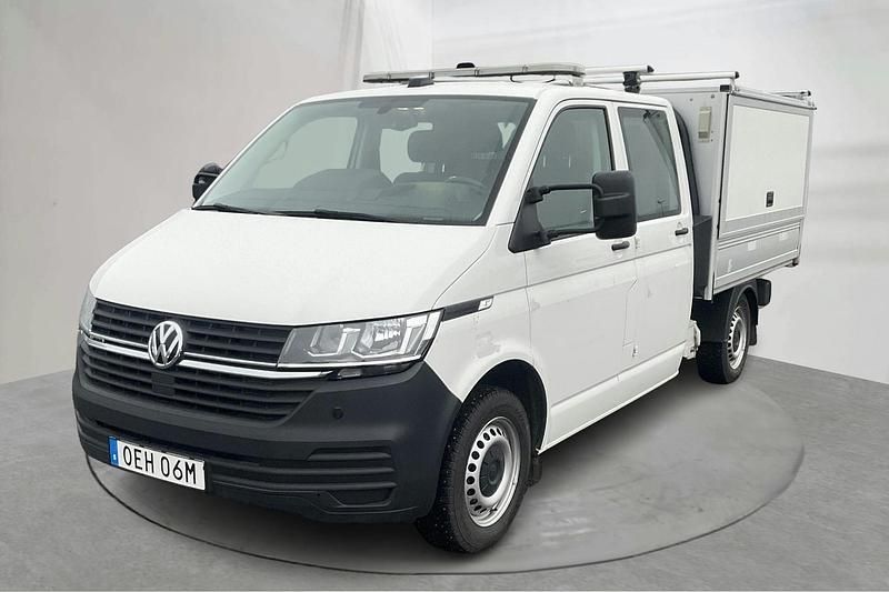 Vit Begagnad 2023 VW T6.1 Van | 530 000 kr (Marknadspris) - Bild 1/4