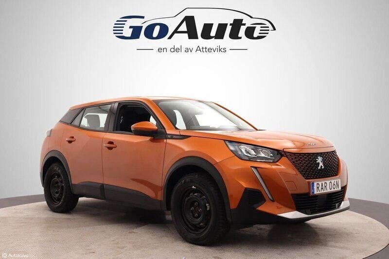 Orange Begagnad 2021 Peugeot e-2008 Active SUV | 179 500 kr (Bra pris) - Bild 1/4