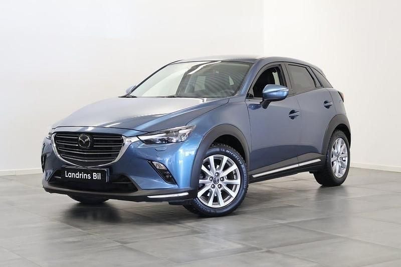 Begagnad Mazda CX-3 Optimum 150 HK (110 kW) 2018 Blå SUV