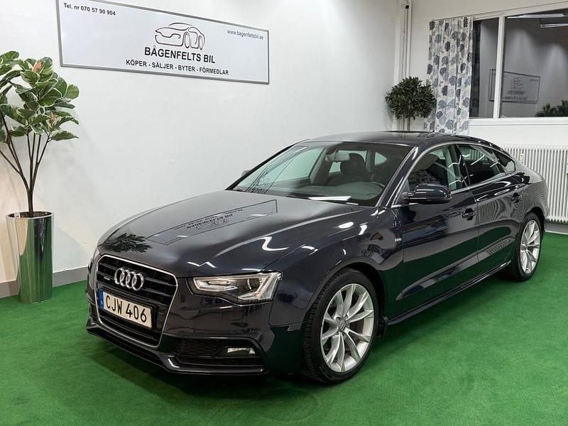 Begagnad Audi A5 S-Line 190 HK (139 kW) 2016 Blå Sportkupé