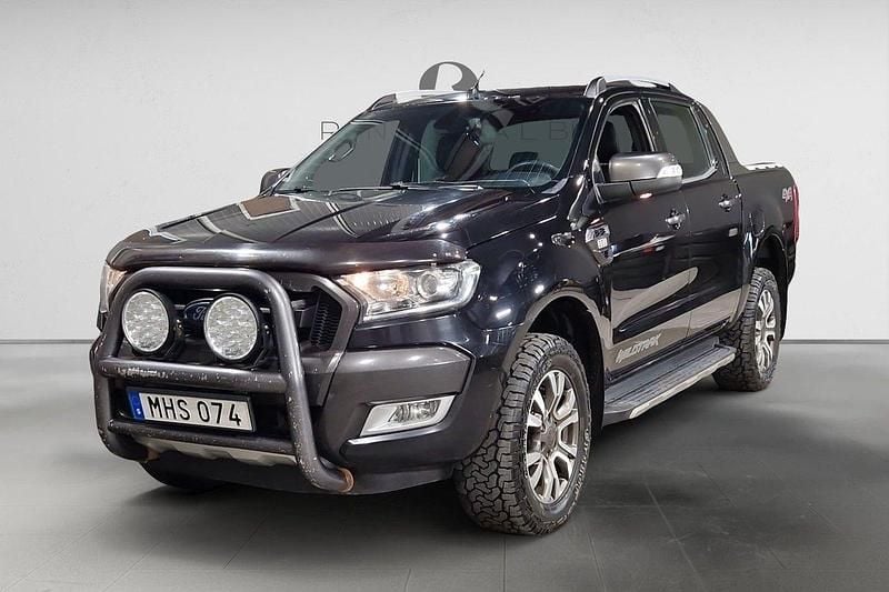 Svart Begagnad 2016 Ford Ranger Wildtrack Pickup | 159 900 kr (Superpris) - Bild 1/3