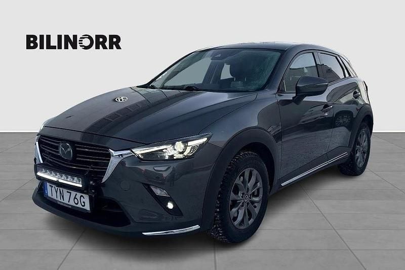 Grå Begagnad 2019 Mazda CX-3 Optimum SUV | 239 500 kr (Marknadspris) - Bild 1/4