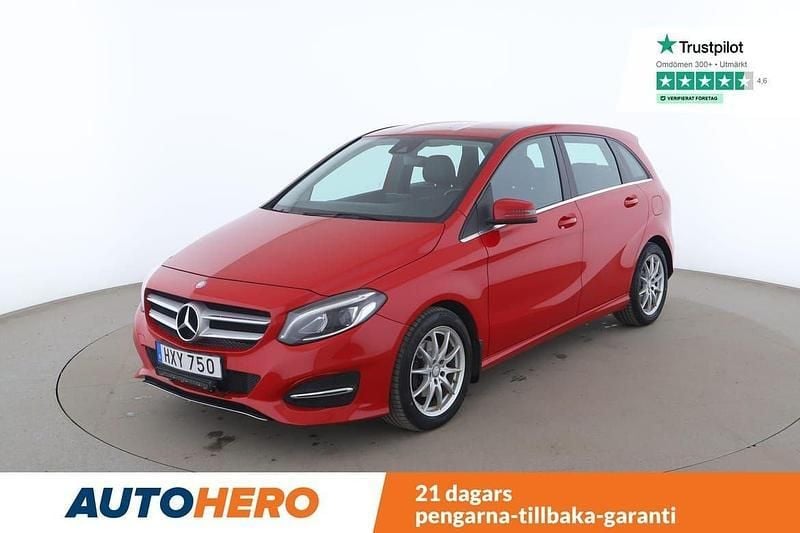 Röd Begagnad 2014 Mercedes B200 Minibuss | 124 000 kr (Bra pris) - Bild 1/4