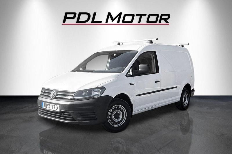 Vit Begagnad 2019 VW Caddy Maxi Minibuss | 169 900 kr (Superpris) - Bild 1/4