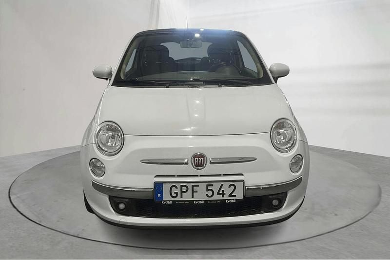 Vit Begagnad 2015 Fiat 500 Lounge | 60 000 kr (Marknadspris) - Bild 1/4