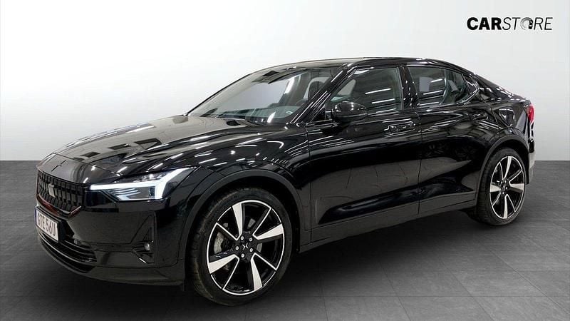Svart Begagnad 2022 Polestar 2 Long Range Dual motor Sedan | 309 900 kr - Bild 1/4