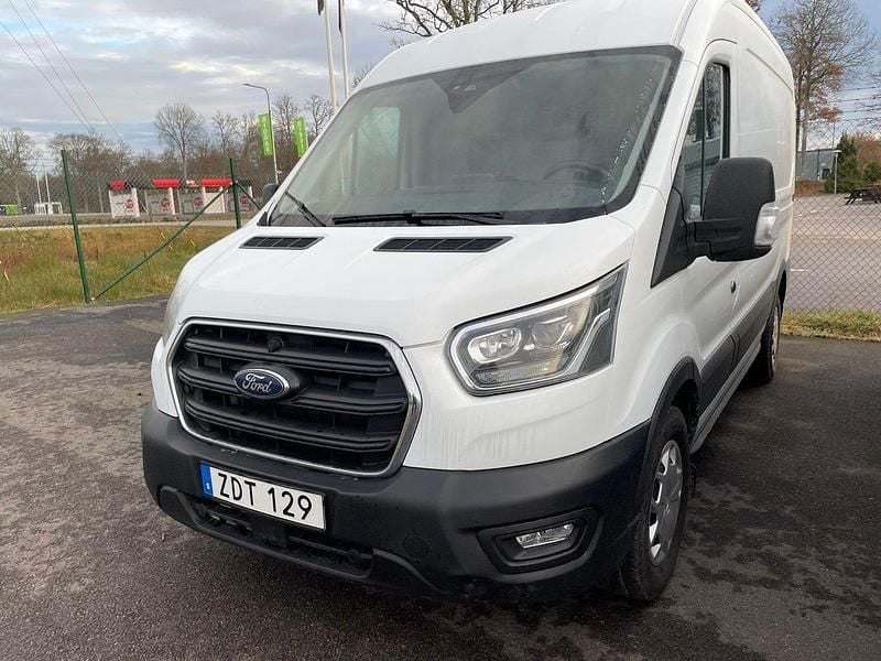 Vit Begagnad 2022 Ford Transit Van | 409 000 kr (Marknadspris) - Bild 1/2