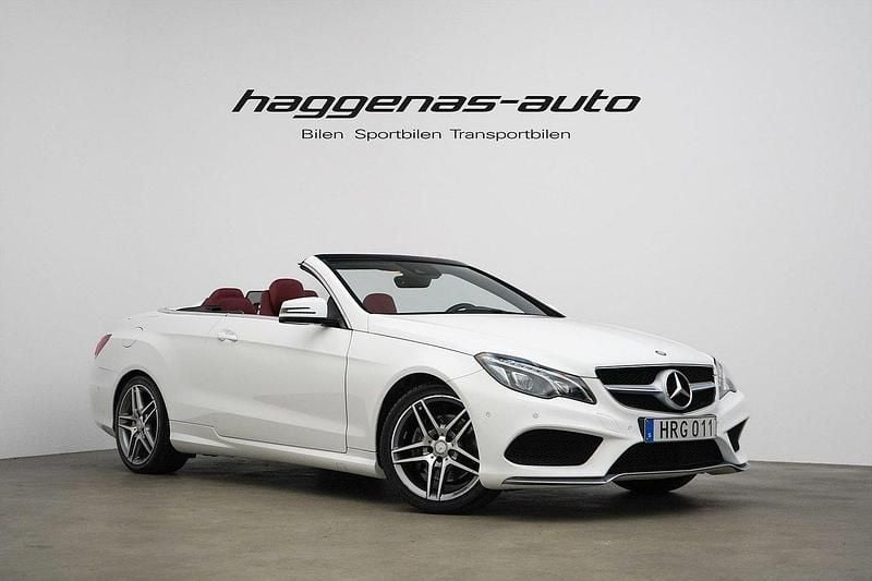 Vit Begagnad 2015 Mercedes E250 AMG Cab | 339 000 kr (Marknadspris) - Bild 1/4