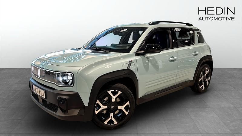 Blå (green) Ny 2025 Renault 4 E-Tech Techno SUV | 434 900 kr - Bild 1/4