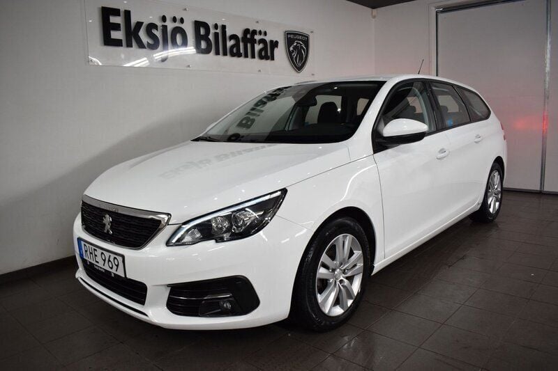Vit Begagnad 2020 Peugeot 308 Active Kombi | 144 500 kr (Marknadspris) - Bild 1/4