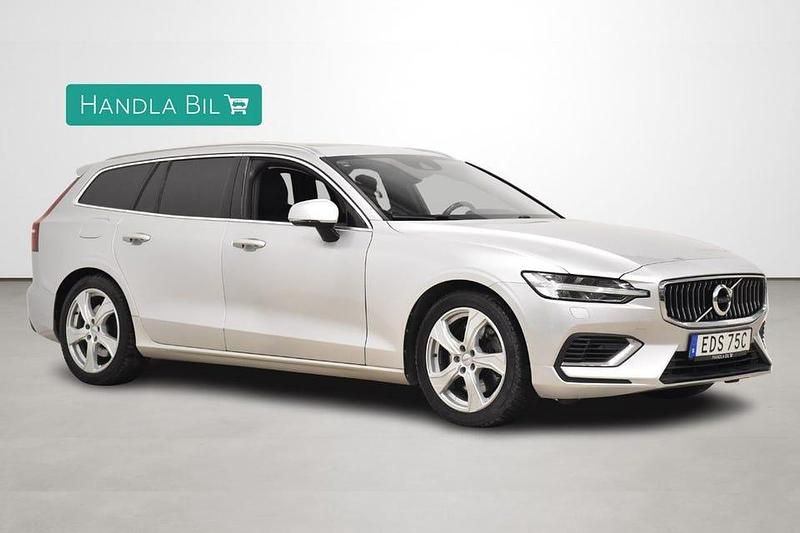 Begagnad Volvo V60 Inscription 392 HK (288 kW) 2019 Silver Kombi